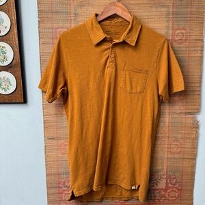 Pact Organic Cotton Rust Polo Shirt
